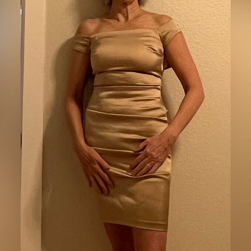 Adam gold Dress